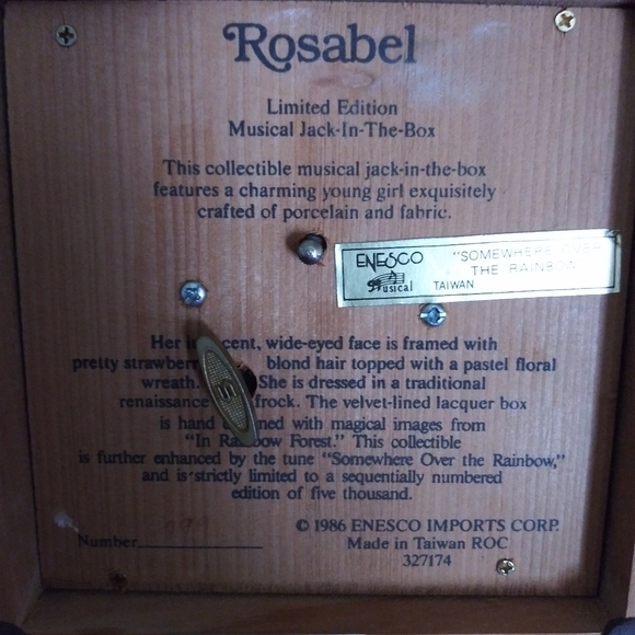 Rosabell music box - Picture 2 of 2